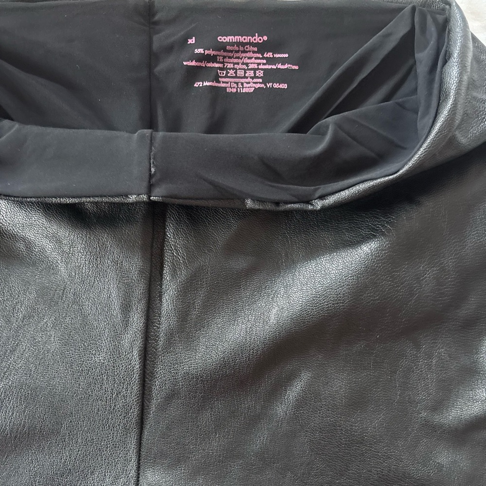 Commando a black Faux Leather Leggings